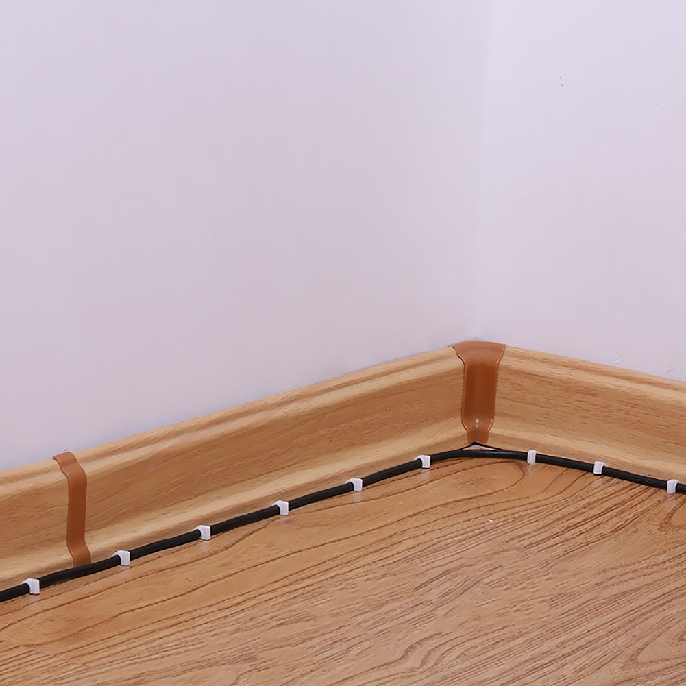 200 Pack Nail in Cable Clips Ethernet Cable Nails Tacks Clips 7mm for Cat6 Cable - White