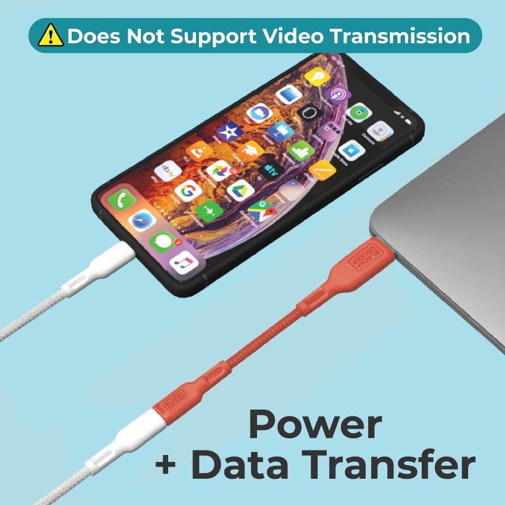 BLACK+DECKER USB C to USB Adapter [2 Pack], Type C Female to USBA Male OTG Cable USBA to USBC Adapter Apple Compatible with MacBook Pro/Air, iPhone 16/15 Series, Samsung Galaxy S24/S23/S22, Coral