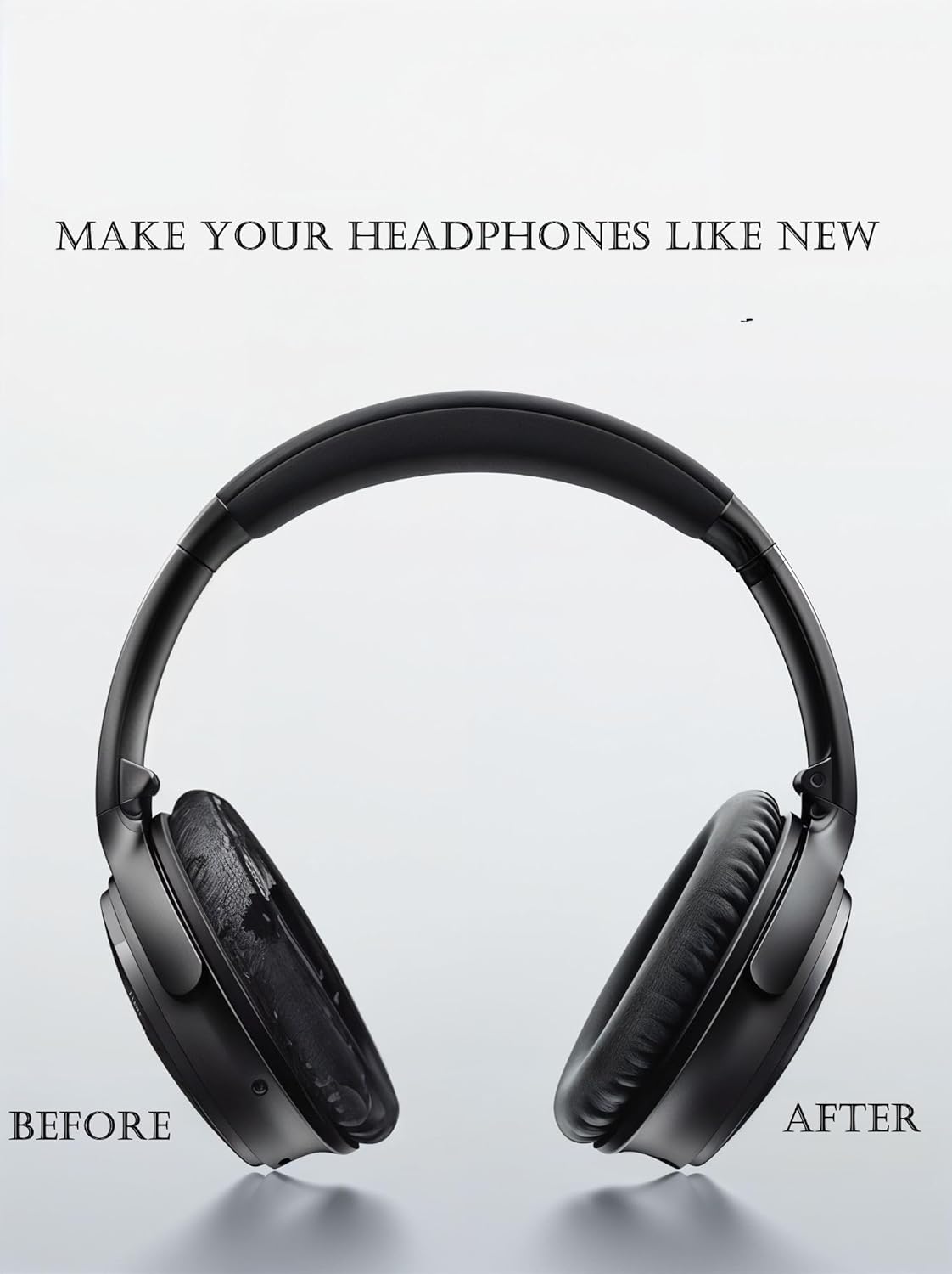 Headphones Replacement Ear Pads,for Bose Quietcomfort QC15 QC25 QC35 35 ii (White)