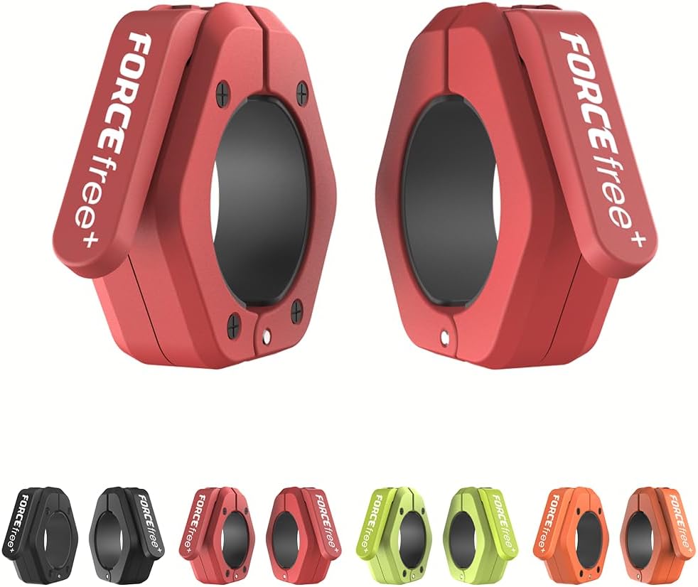 Magnetic Barbell Clamps 2 Inch Olympic – Quick Release Barbell Collars with Anti-Slip TPR Lining | Heavy Duty Weight Clips for Bars for Pro Gym Equipment