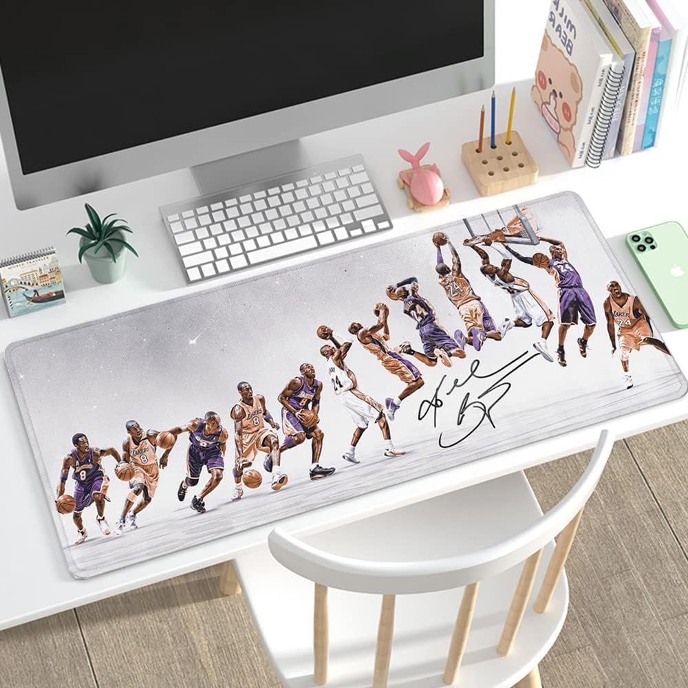 RTGGSEL 31.5x11.8 Inch Non-Slip Long Extended Large Gaming Mouse Pad with Stitched Edges XL Laptops Keyboard Mouse Mat（KB）