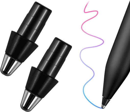REEYEAR Replacement Tips Set fits for Remarkable Paper Pro Maker Pen, 2 Pack No Wear Out Titanium Alloy Tips, Durable Nibs, Fine Point Design for Precise Writing, Long-Lasting (Not for rM1/2)