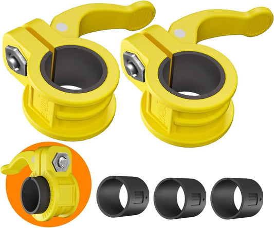 Mini Barbell Clips 1 inch I Multi-Size Adjustable Barbell Collar I 1 inch Barbell ClampsIQuick Release Weight Clips Pair of Locking for Dumbbell Bar