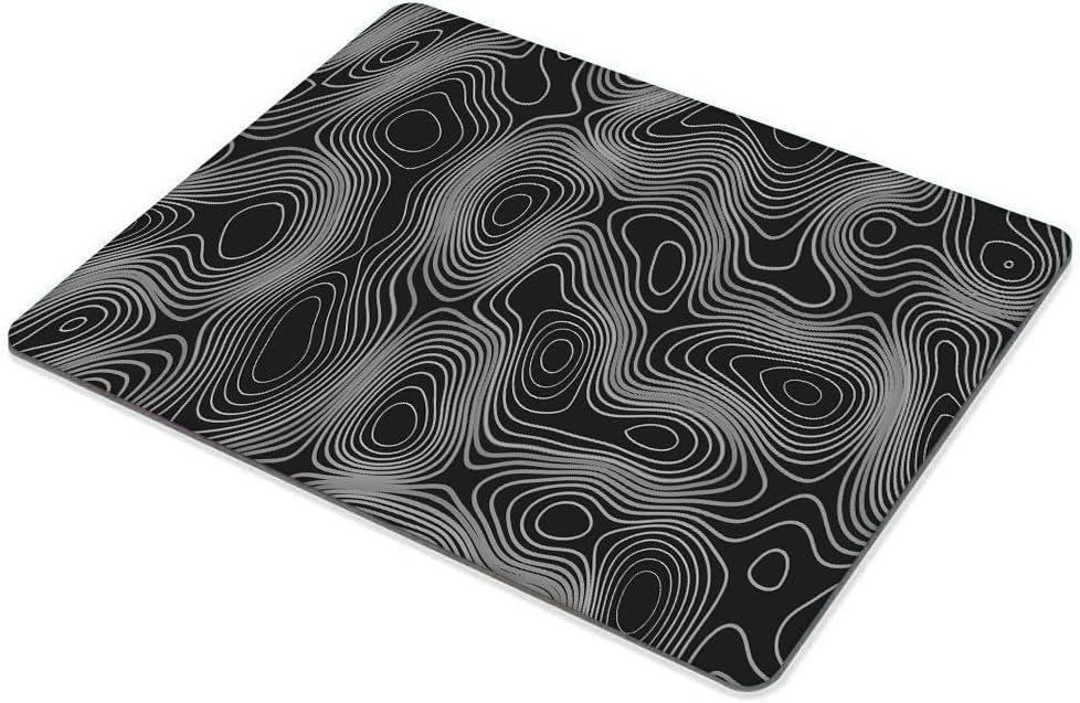 Topographic Mouse pad Customized Mousepad Non-Slip Rubber Base Mouse Pads for Computers Laptop Office Desk Accessories Mouse pad