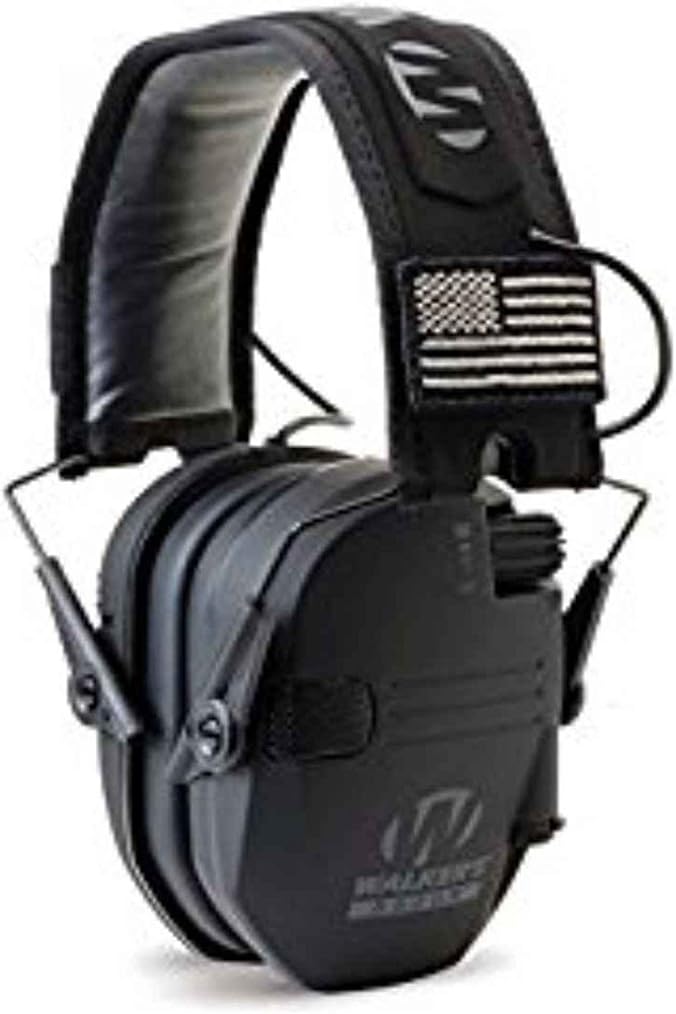 Walker's Razor Slim Ultra Low Profile Compact Design Adjustable Range Shooting Hunting Hearing Protection Electronic Earmuffs