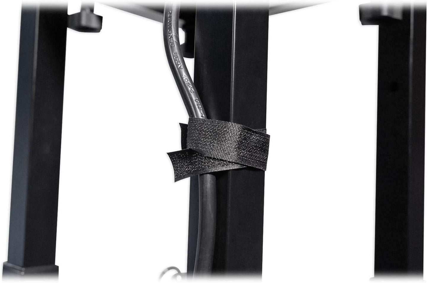 Rockville RTP82B 8 ft Adjustable Black Totem Moving Head Light Stand, Dual Scrims, Travel Bags, Speaker Mount, for DJs and Stage Lighting