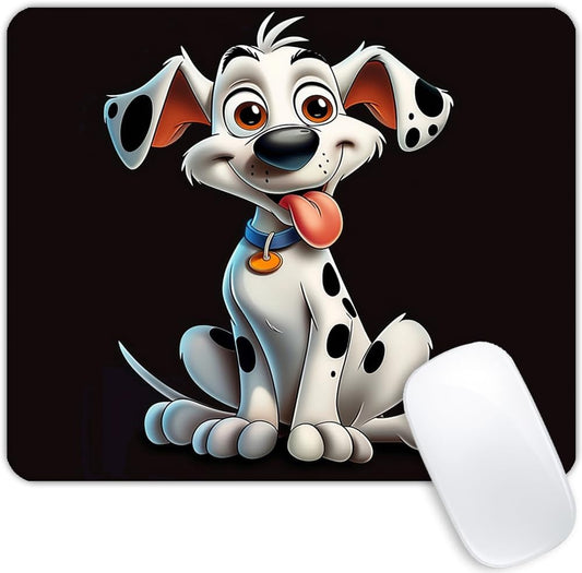Square Mouse Pad Cute Cartoon Dog-1,Gaming Mouse Pads for Desk,Soft Computer Waterproof Non-Slip Mouse Mat