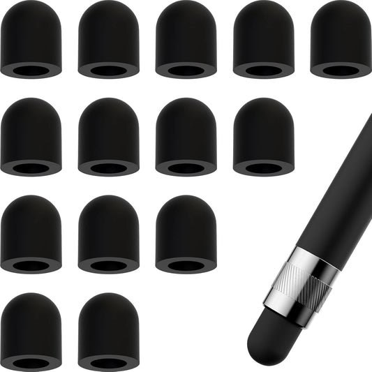 30pcs Universal Replacement Rubber Tips for Stylus Pens Silicone Stylus Tips Replacement for Touch Pencil Stylus Touchscreen Pen