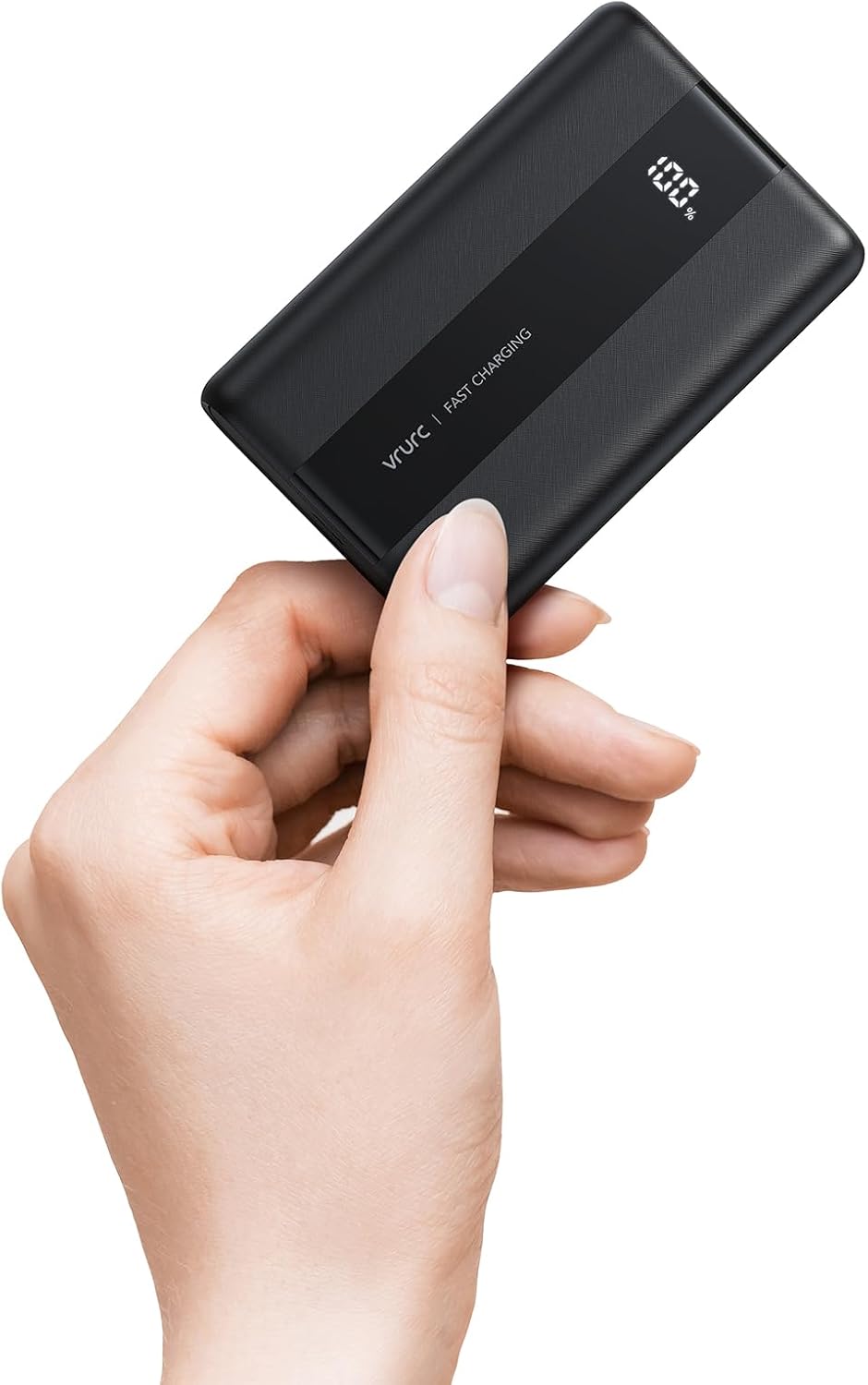 VRURC Portable Charger, 20000mAh Small Power Bank,22.5W Fast Charging Battery Pack USB C,Travel External Battery with 4 Outputs Compatible iPhone 16 15 14 13,Samsung,Android,etc-Black