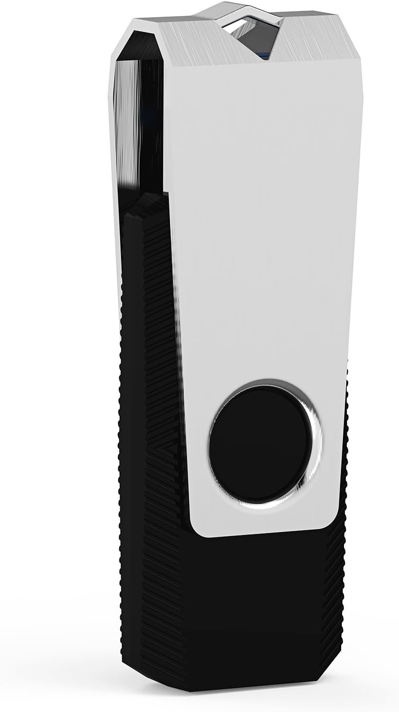 KEXIN 100 Pieces 1GB Flash Drive Bulk Flash Drive 1 GB Thumb Drive Bulk USB Drives 1G USB Stick Swivel 100 Pack 2.0 (1G, 100PCS, Black)