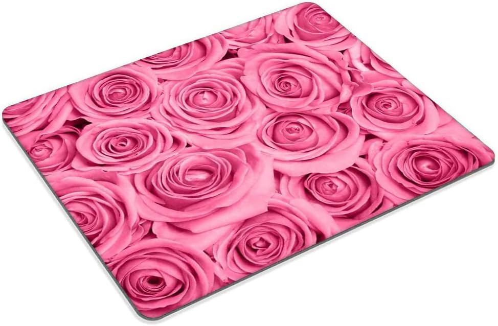 Pink Rose Mouse pad Customized Mousepad Non-Slip Rubber Base Mouse Pads for Computers Laptop Office Desk Accessories Mouse pad
