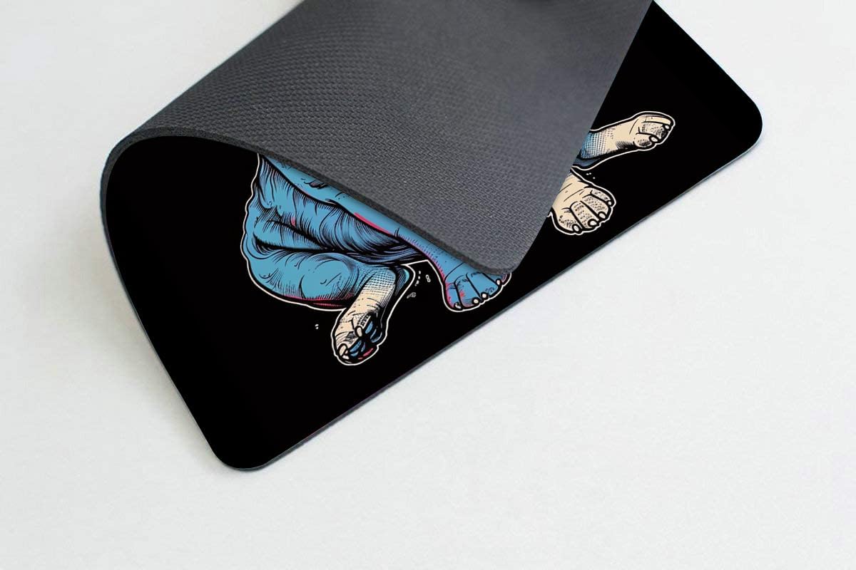 Square Mouse Pad Cool Dog with Sunglasses-1,Gaming Mouse Pads for Desk,Soft Computer Waterproof Non-Slip Mouse Mat