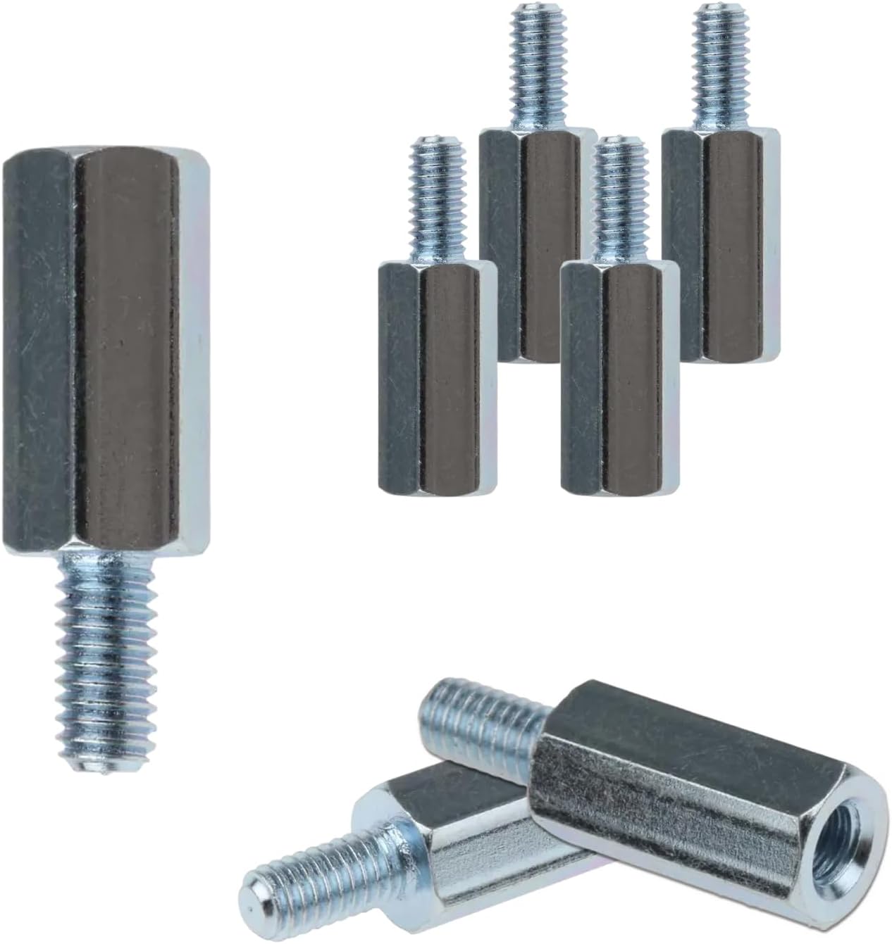 Kado Wall Mount Spacer Adapter Set for Desktop/Portable Monitor, 64pcs M4x14mm Hex Stainless Steel Standoff Spacer Screw Nut Bolt Motherboard Prototyping Accessories for PCB, Computer & Circuit Board