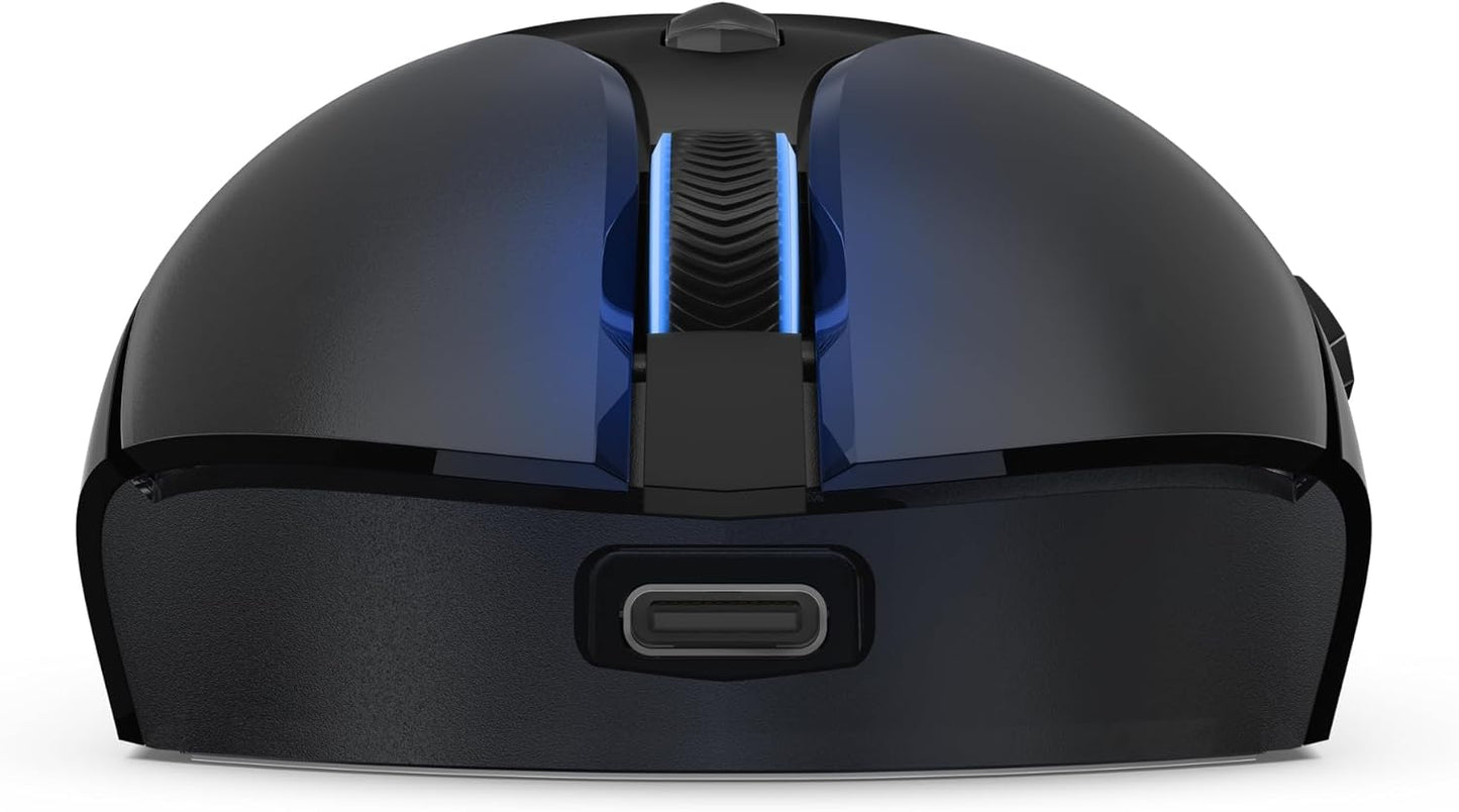 Lenovo Legion M410 Wireless RGB Gaming Mouse – 6 Button Palm Grip Mouse with 16,000 DPI, 53 Hour Rechargeable Battery, 2-Zone RGB Lighting, NVIDIA Reflex Compatible