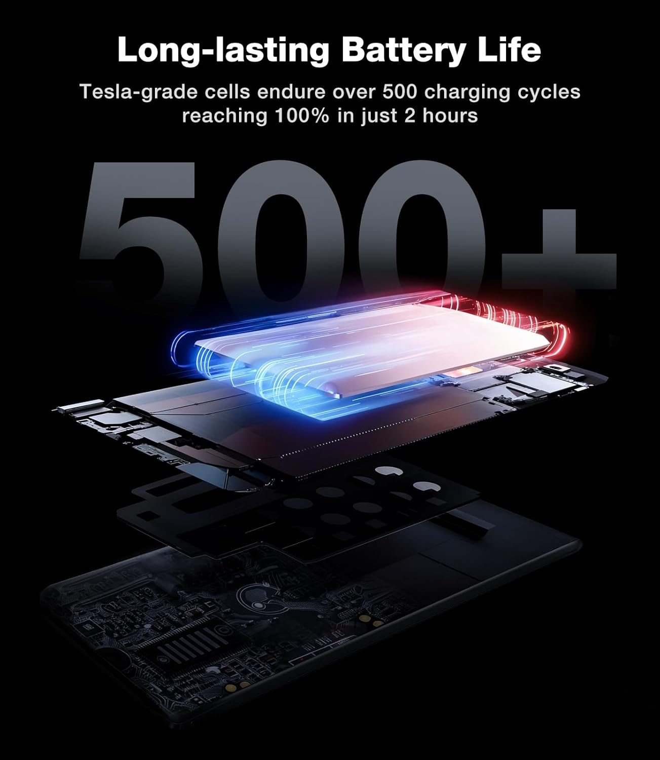 TORRAS MiniMag Power Bank, Ultra Slim 5,000mAh Wireless Portable Charger with USB-C Cable, Fast Charging Magnetic Battery Pack, Magsafe-Compatible for iPhone 16/15/14/13/12, Glacier Gray