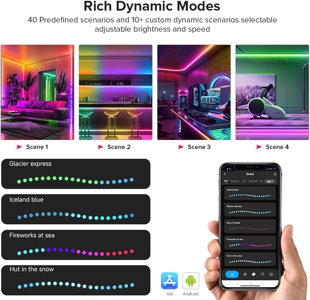 BTF-LIGHTING 2.4G WiFi DR04W SPI RGBW Controller Tuya APP/Smart Life/Google Home/Alexa Control Support SK6812RGBW SMD/FCOB WS2814 IC etc Addressable RGB+W LED Strip STA Mode
