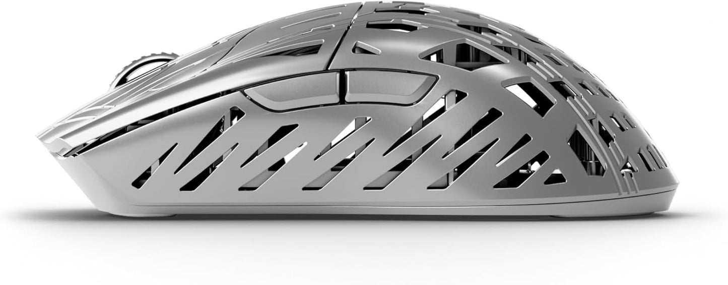 PWNAGE Trinity Wireless Gaming Mouse 8kHz - 39 Grams Ultralight Esports Pro Gamer Flawless Professional Custom Xero PAW3950 Optical Sensor 36,000 DPI - 8000Hz -100% PTFE Skates Symm 2 -Platinum