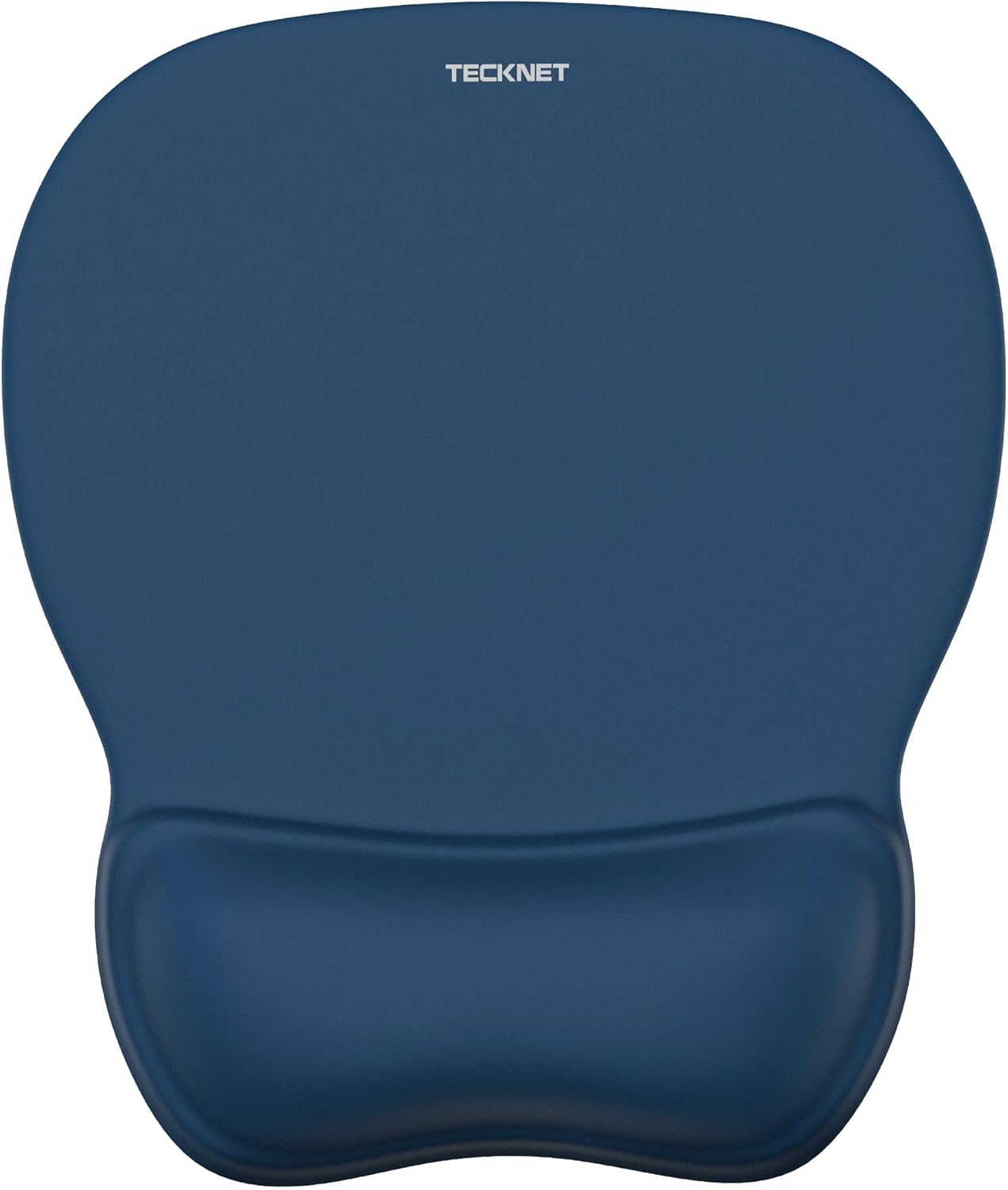 TECKNET Gel Mouse Pad with Wrist Rest, Ergonomic Office Mousepad with Wrist Support - Non-Slip & Smooth Surface Comfortable Desk Accessories Mat for Office, Gaming and Study - Navy
