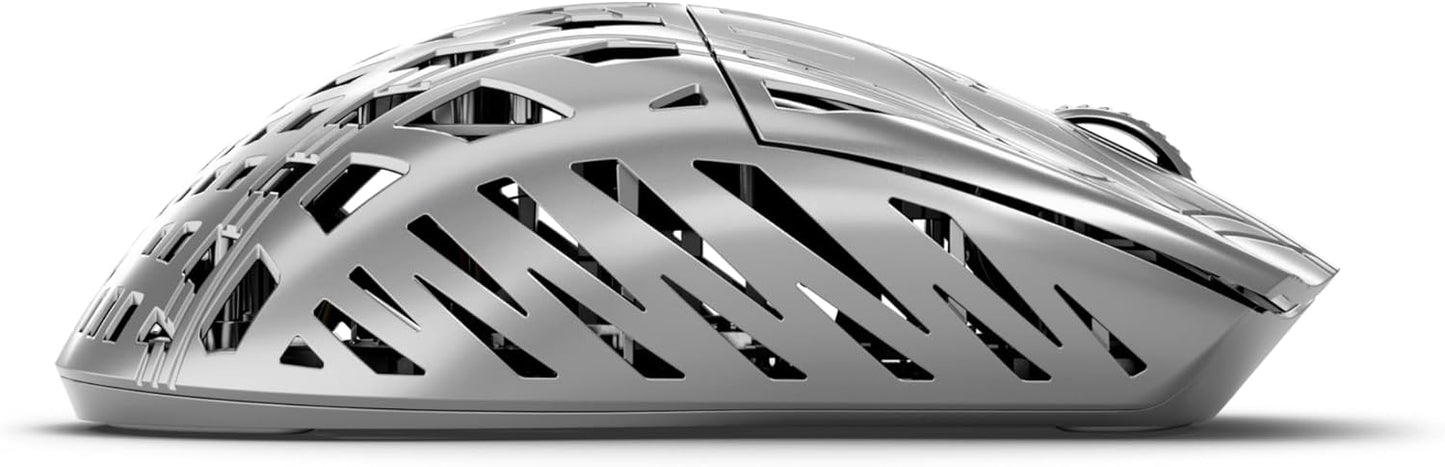 PWNAGE Trinity Wireless Gaming Mouse 8kHz - 39 Grams Ultralight Esports Pro Gamer Flawless Professional Custom Xero PAW3950 Optical Sensor 36,000 DPI - 8000Hz -100% PTFE Skates Symm 2 -Platinum