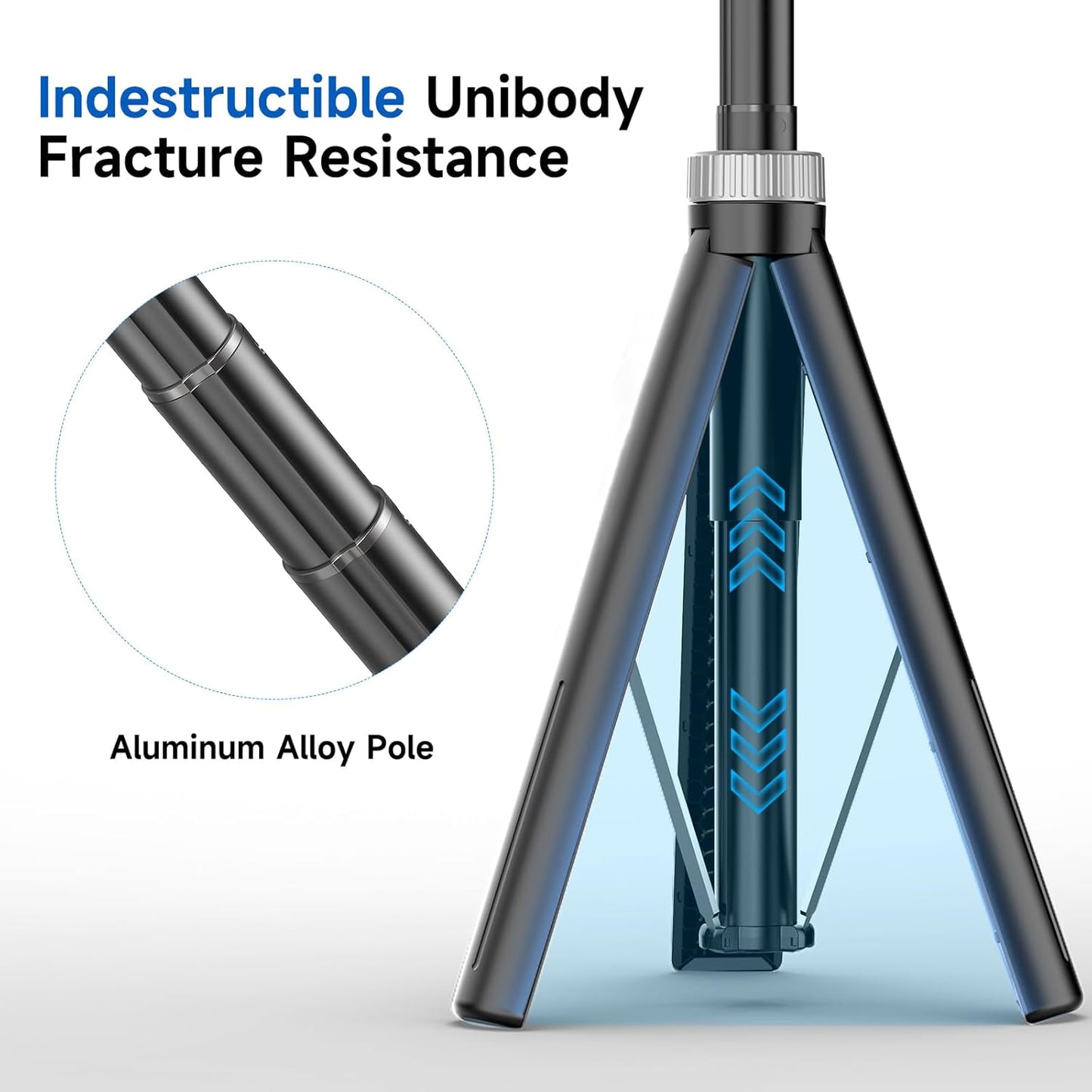 Tripod for iPhone, Selfie Stick for iPhone with Remote, Phone Tripod for Recording, Compatible with All Cell Phone and Camera X70 (80")