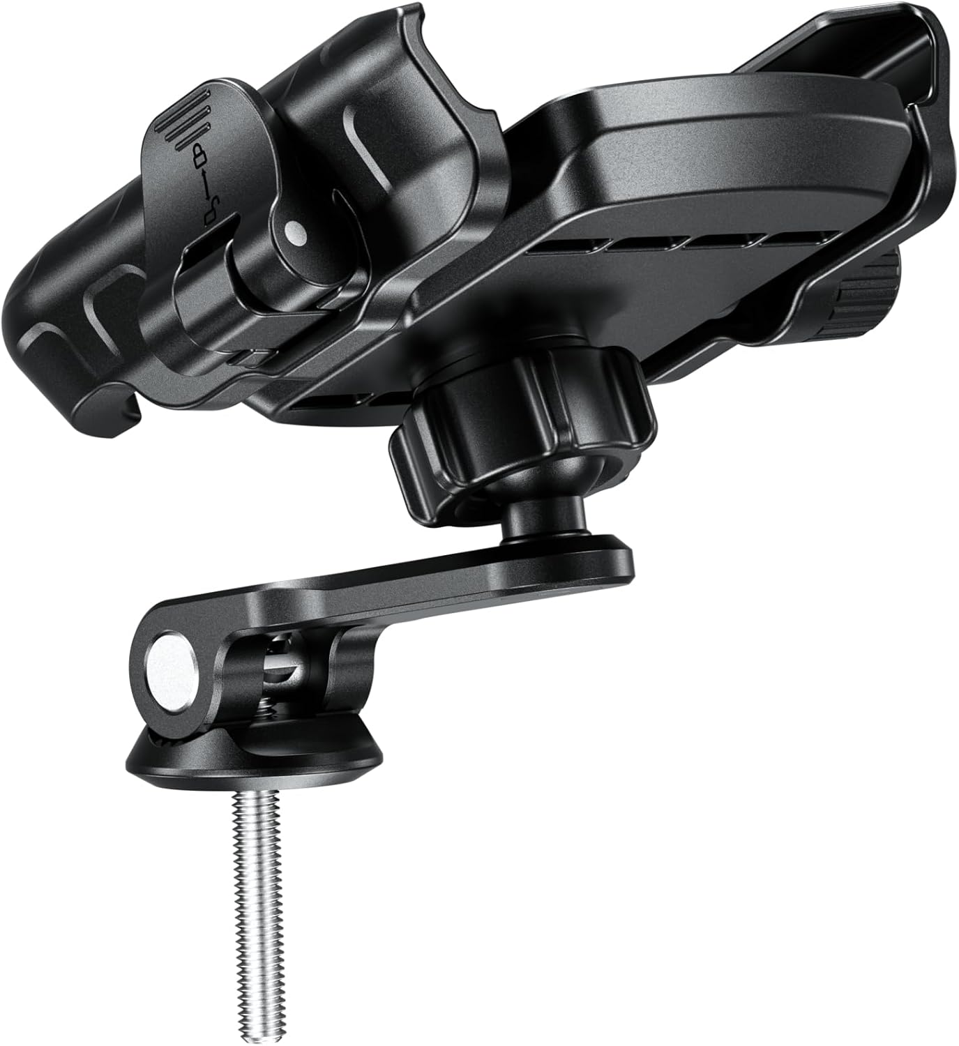 BRCOVAN Bike Fork Stem Phone Mount Holder [Camera Friendly] [1s Lock & Release] Adjustable Bicycle Headset Top Cap Cellphone Cradle with Solid Aluminum Mounting Base Fit 5.4'' - 7.2" Smartphones