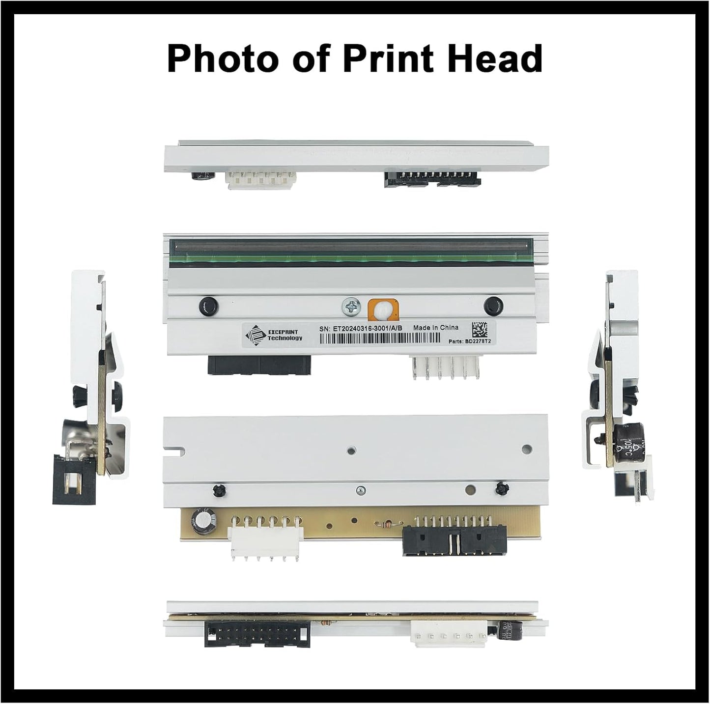 I-4212E Mark II Printhead Replacement - PHD20-2278-01, 203 DPI, High-Performance Compatible Thermal Print Head for Datamax I-Class Mark II Barcode Label Printers