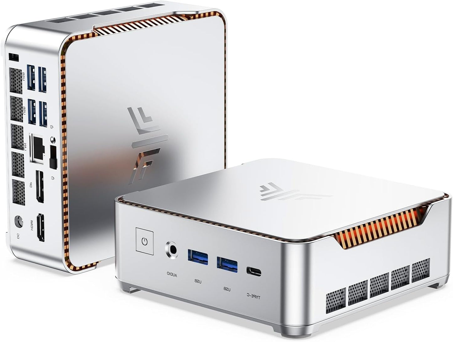 KAMRUI Hyper H2 Mini Gaming PC, in-tel Core i9-11900H (Beat 1195G7/5825U, up to 4.9GHz) 32GB RAM 1TB SSD Mini Desktop Computers, Triple 4K Display 6*USB3.2, USB-C, HDMI, DP, WiFi6, BT5.2, Office Home