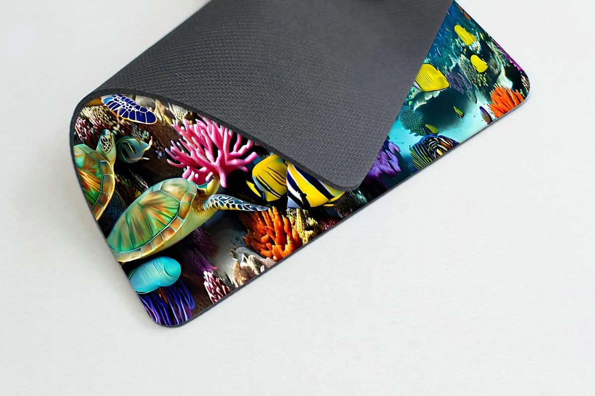 Marine Turtle Mouse pad Customized Mousepad Non-Slip Rubber Base Mouse Pads for Computers Laptop Office Desk Accessories Mouse pad