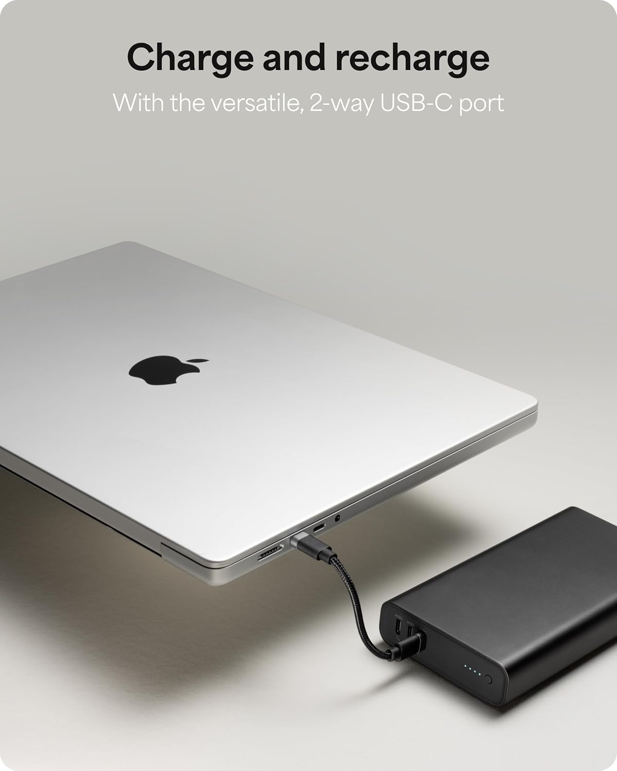 Mophie Powerstation Ultra 25,000mAh Laptop Power Bank (Gen 3) – 140W USB-C PD Fast Charging, Portable Charger for iPhone, iPad, MacBook Pro, Steam Deck, Nintendo Switch – Includes USB-C Cable