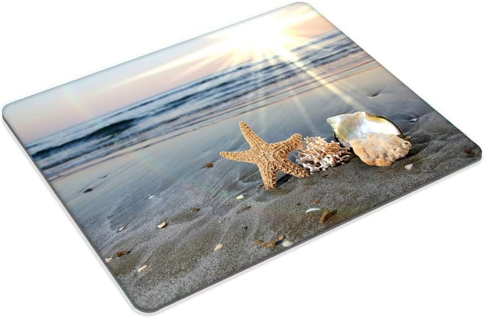 Sunset Beach Baker Starfish Mouse pad Customized Mousepad Non-Slip Rubber Base Mouse Pads for Computers Laptop Office Desk Accessories Mouse pad