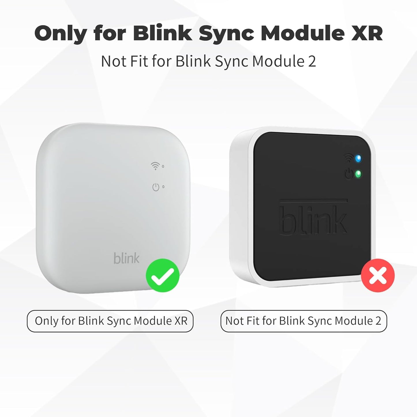 256GB MicroSD Card & Wall Mount for Blink Sync Module XR with Short Cable – Declutter, Save Space, and Effortlessly Enhance Security(1 Pack)