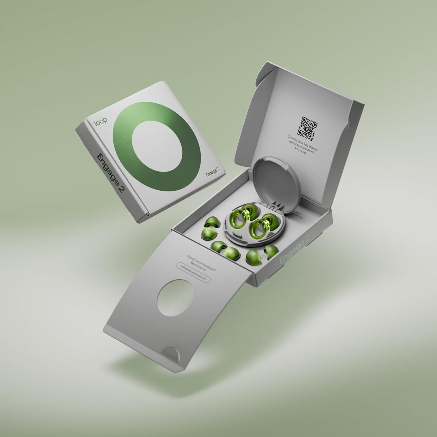 Loop Engage 2 Ear Plugs – Everyday Noise Relief with Clear Speech for Social Gatherings, Work, Conversation, Parenting & Noise Sensitivity – 16 dB Noise Reduction Earplugs