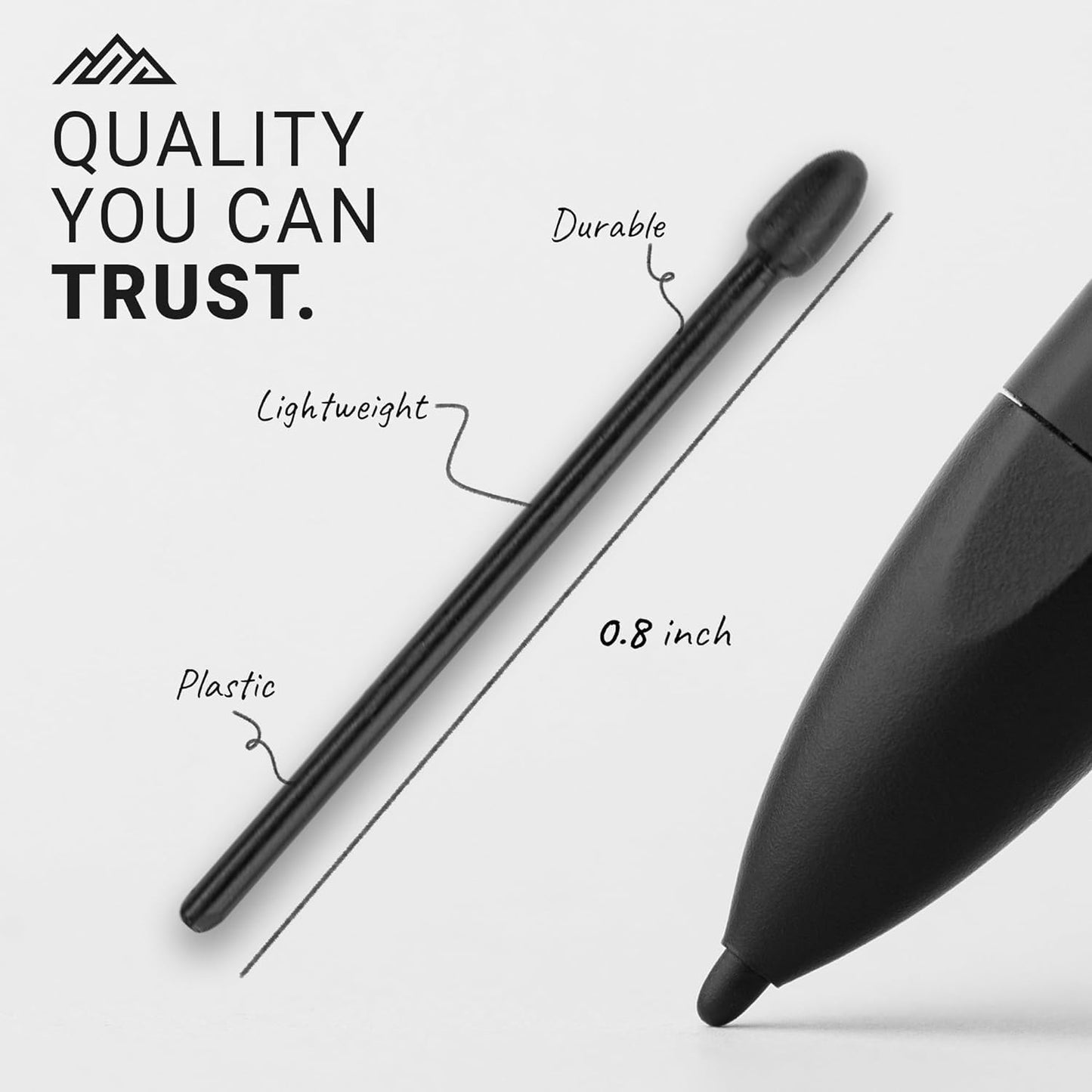 V-Pen Stylus Nibs for Remarkable 2 (10-Pack) - Superior Black Tips for Precision, Effortless Installation, Enhanced Durability, Ideal for Professional and Artistic Usage