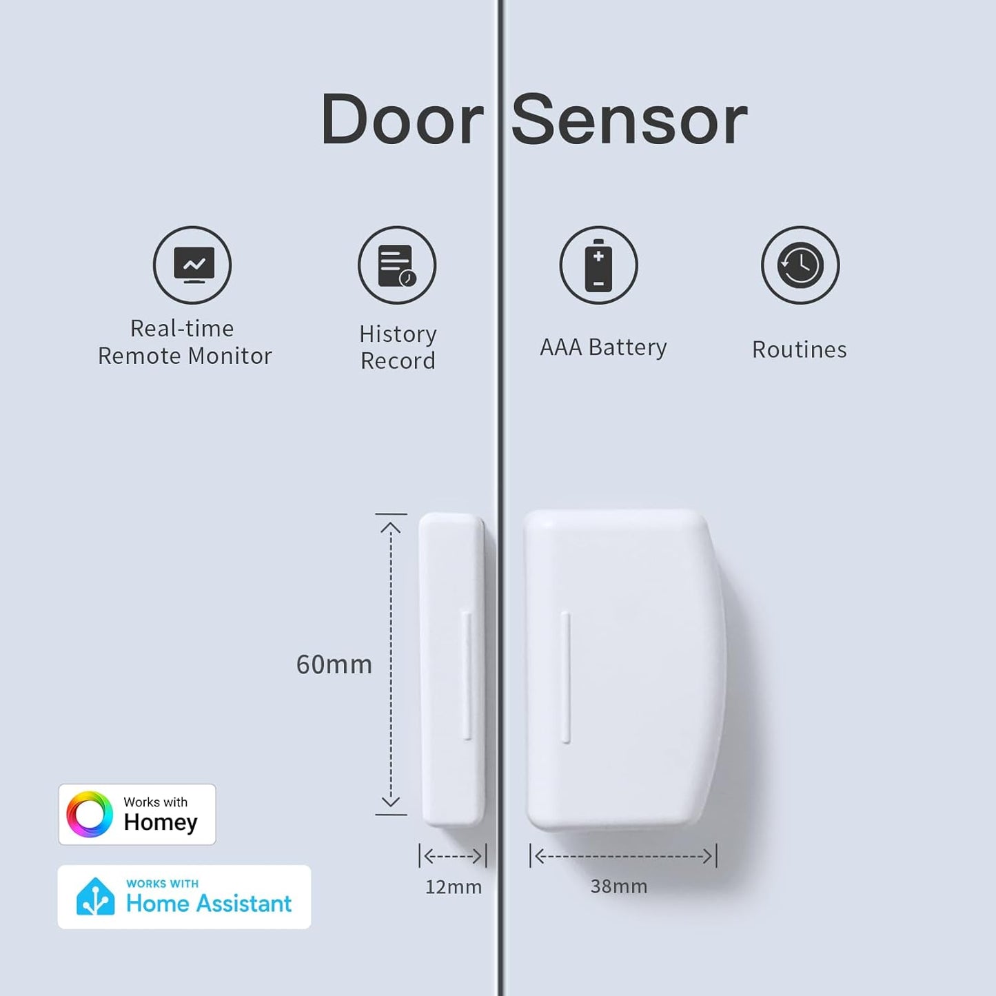 THIRDREALITY Zigbee Contact Sensor 4 Pack, Door and Window Monitor, Home Automation,Works with Home Assistant,SmartThings,Aeotec,Homey,Hubitat or Echo Devices with Build-in Zigbee Hub,hub Required