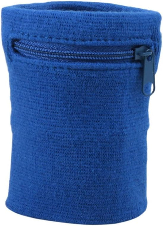 Suddora Zipper Wrist Pouch - Sweatband/Wristband Wallet for Keys, ID, Cards, Cash