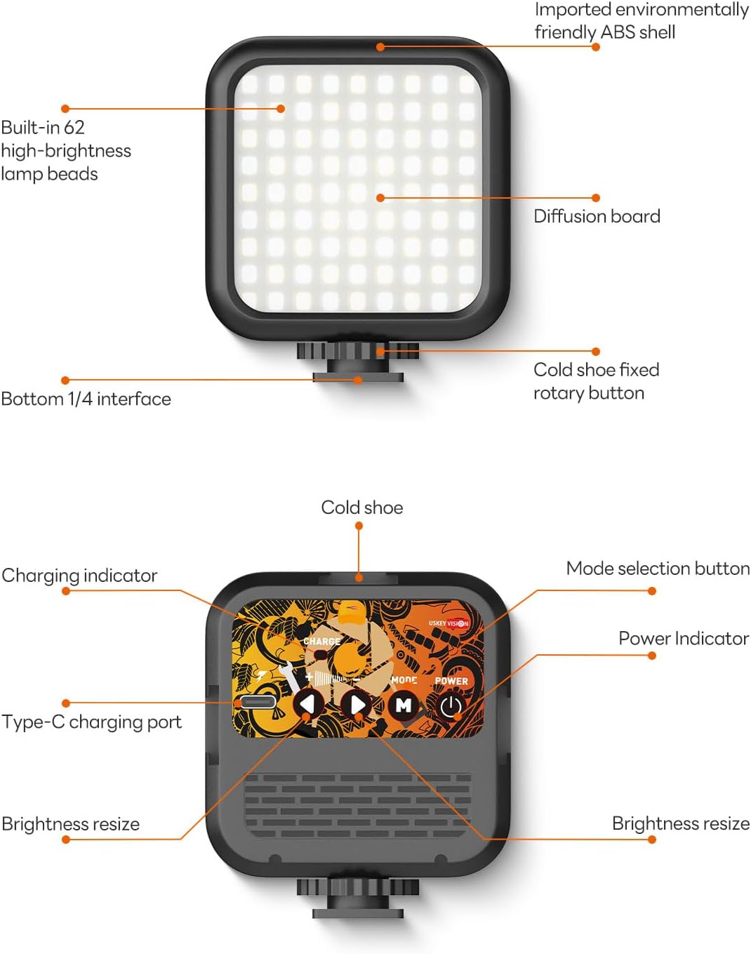 Smartphone Video Vlogging Kit Metal Microphone Light Tiktok YouTube Podcast Equipment for iPhone 15/14/13 Mini/Pro/Max, Android Smartphone (V-Master)