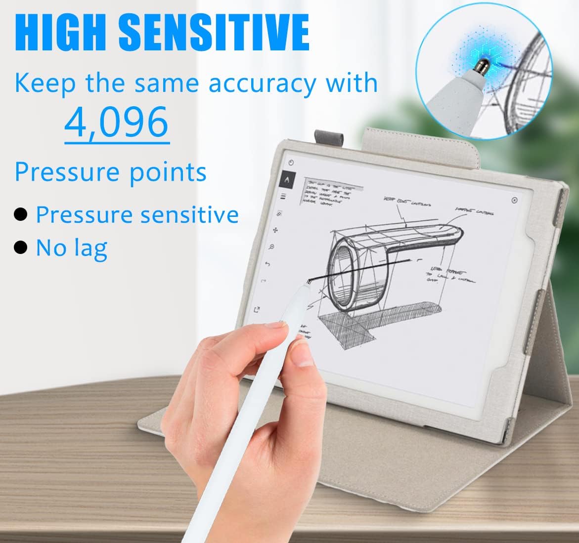 REEYEAR No Worn Out Titanium Alloy Replacement Maker Tips fits for Remarkable 2 Maker Stylus Pen, Ballpoint Smooth Note Taking Fine Backup Nibs,2 Pcs