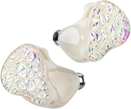 Linsoul THIEAUDIO Hype 4 2DD+4BA in Ear Monitor, HiFi IEM Earphones with Tonal Balance, Latest Sonion Driver, Detachable Silver-Plated OCC Cable for Audiophile Musician Professionals (White)