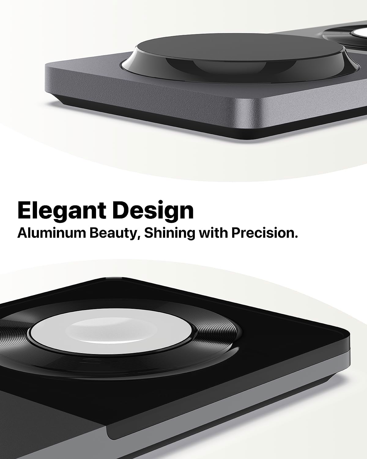 3 in 1 Wireless Charging Station for Apple Device: Fast Charging Station for iPhone and Watch with MagSafe, Foldable Charger Stand for iPhone 12-16 & iPhone 16 & iWatch & AirPods