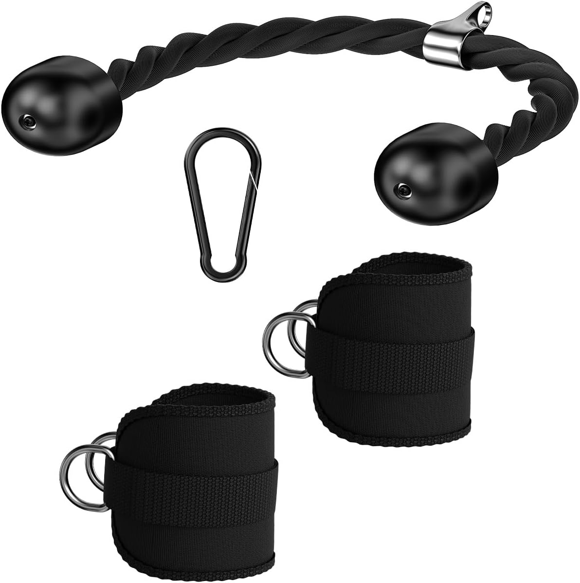 Cable Machine Attachment for Home Gym, Tricep Press LAT Pull Down Attachment, Cable Machine Accessories, Tricep Press Down Cable Attachment for Weight Fitness Multiple Options