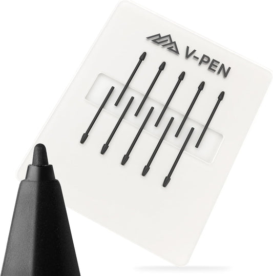 V-Pen Stylus Nibs for Remarkable 2 (10-Pack) - Superior Black Tips for Precision, Effortless Installation, Enhanced Durability, Ideal for Professional and Artistic Usage