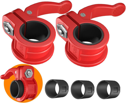 Mini Barbell Clips 1 inch I Multi-Size Adjustable Barbell Collar I 1 inch Barbell ClampsIQuick Release Weight Clips Pair of Locking for Dumbbell Bar