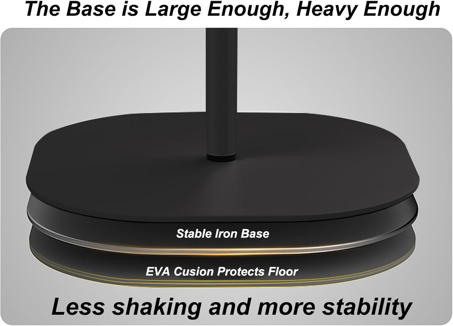 Mobile Standing Desk Height Adjustable Floor Laptop Stand, Computer Cart Workstation, Projector Stand, Teacher Podium for Home, Office, Classroom