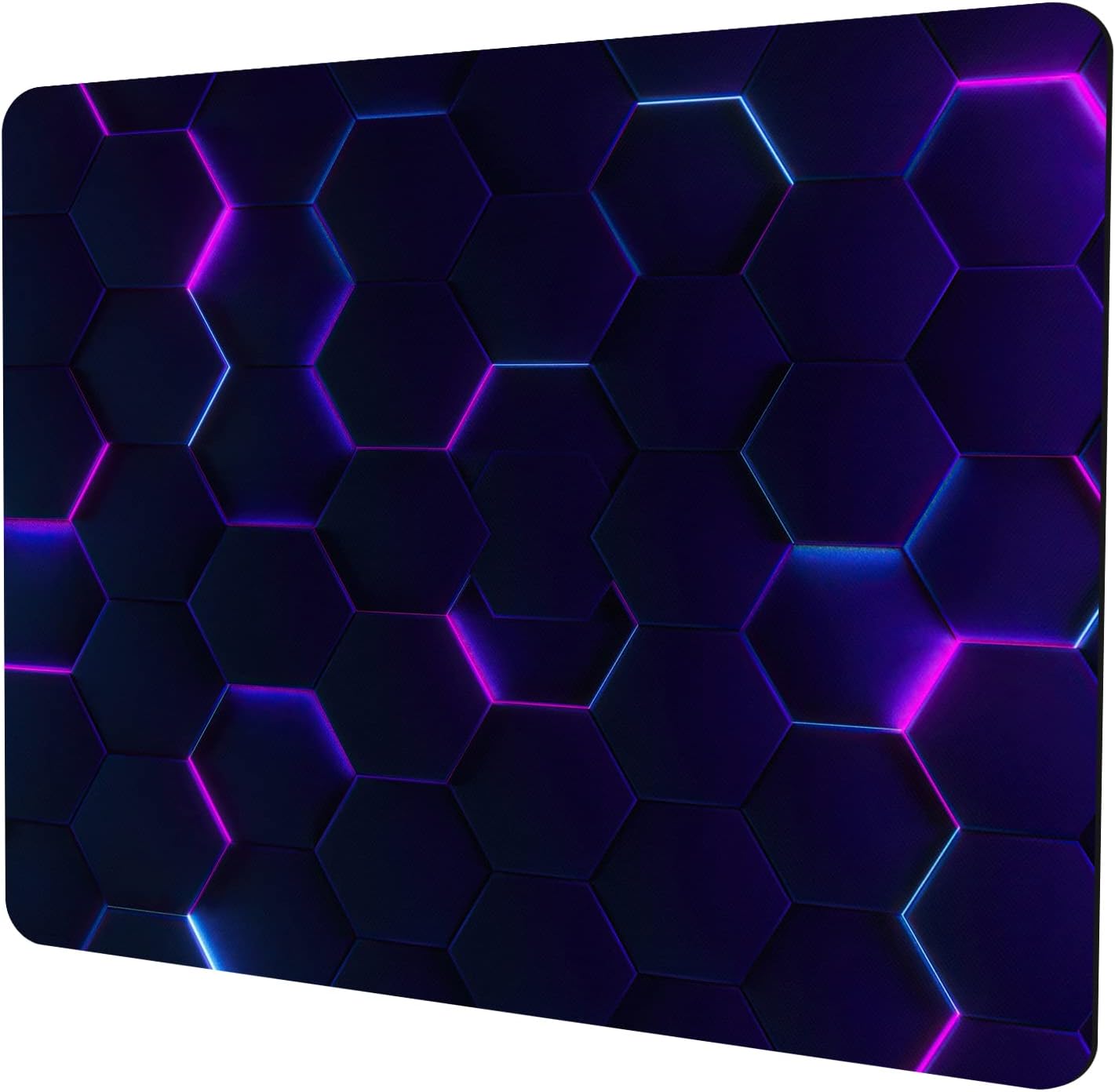 Purple Abstract Art Mouse Pad Personalized Design Computer Laptop Non-Slip Rubber Mouse Pad 9.5x7.9 Inch