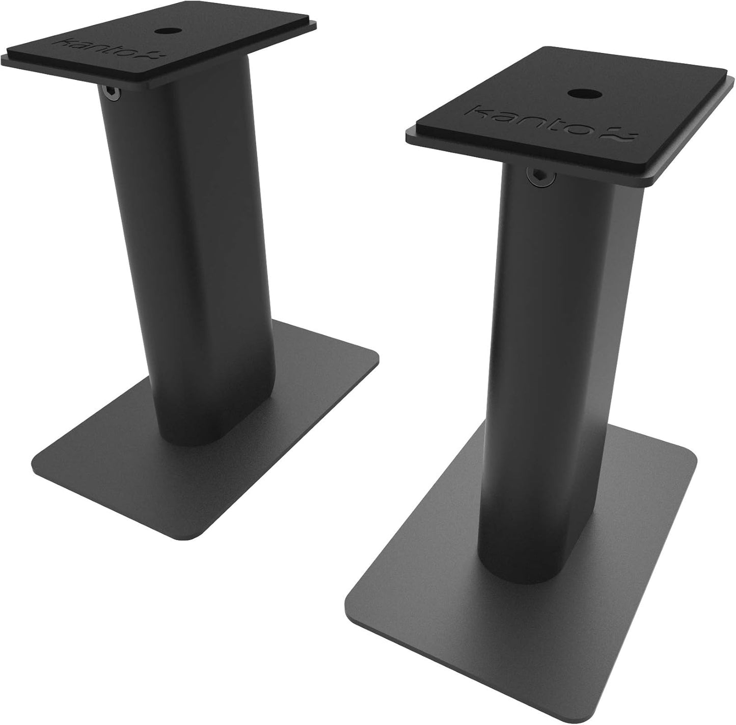 Kanto SP9 Rising Desktop Speaker Stands for Small/Medium Bookshelf Speakers & Compact/Mid-Size 2”-4” Studio Monitors | 8.3" Tall | Black | Pair