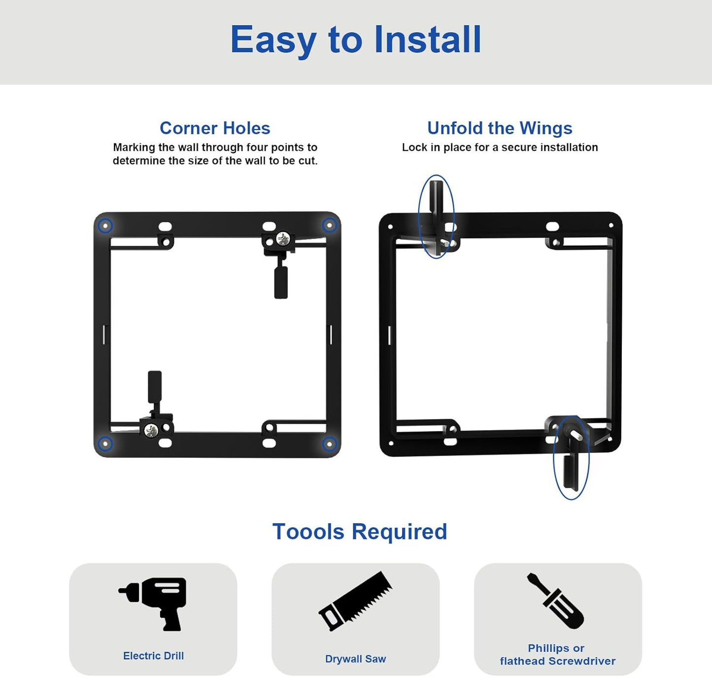 iwillink 2 Gang Brush Wall Plate with Mounting Bracket, Pass Through Wire Hider for Cable Management, Ethernet Cables, HDMI Cables and Home Theater Systems, 2 Pack