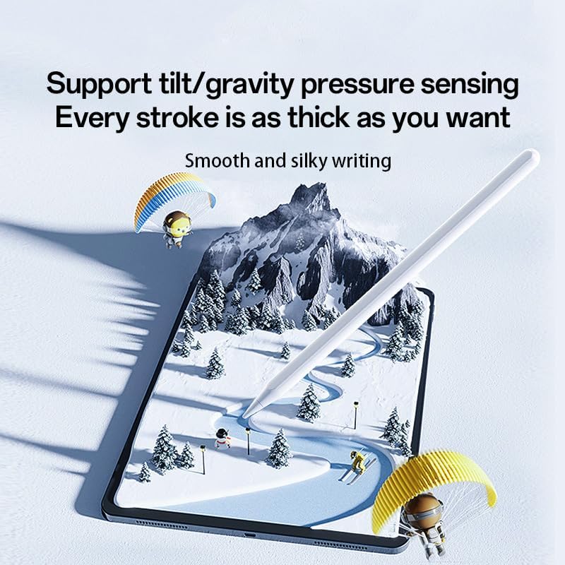 UPDENI Replacement Pencil Tips for Apple Pencil Tips,fine piont Pencil nibs fit for Apple 2nd 1st Gen USB-C,and Logitech Crayon Digital Pencil,iPod Pro Pencil 6 Pack Blue