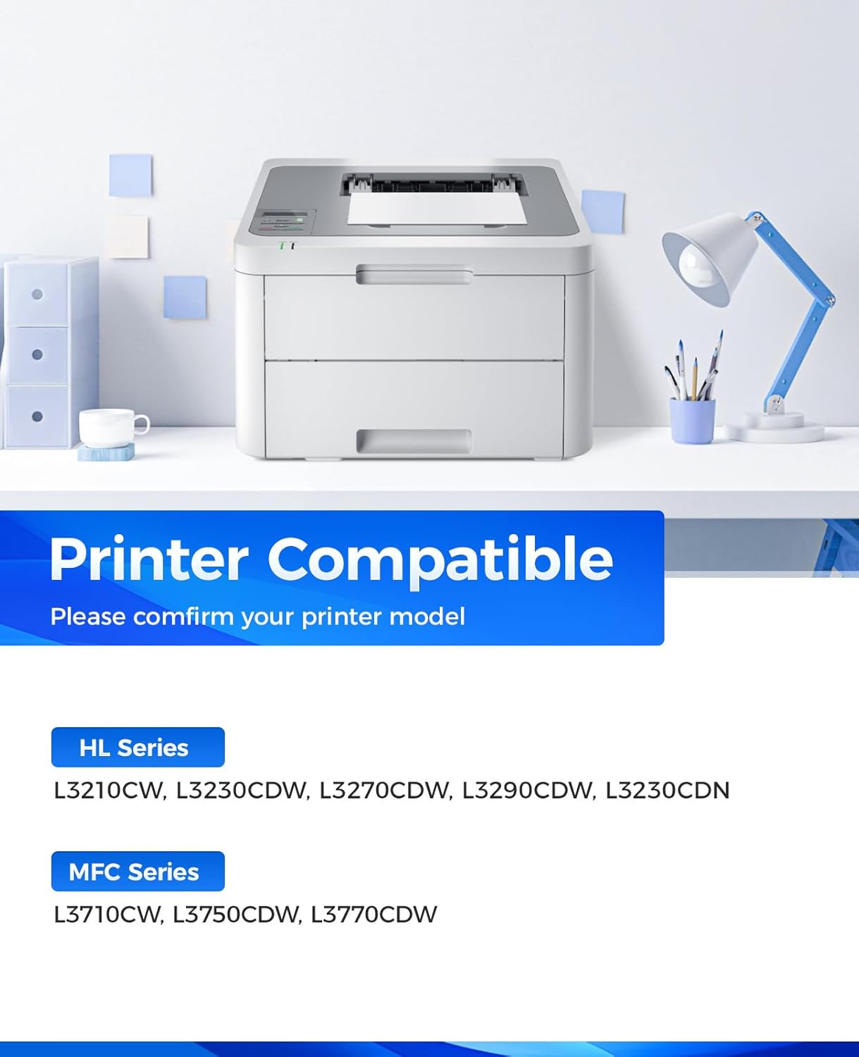 DR223CL DR-223CL High Yield Drum Unit Set 4-Pack Replacement Compatible for Brother DR-223CL Imaging Drum HL-L3270CDW HL-L3210CW MFC-L3770CDW HL-L3290CDW MFC-L3750CDW L3710CW L3230CDW L3230CDN Printer