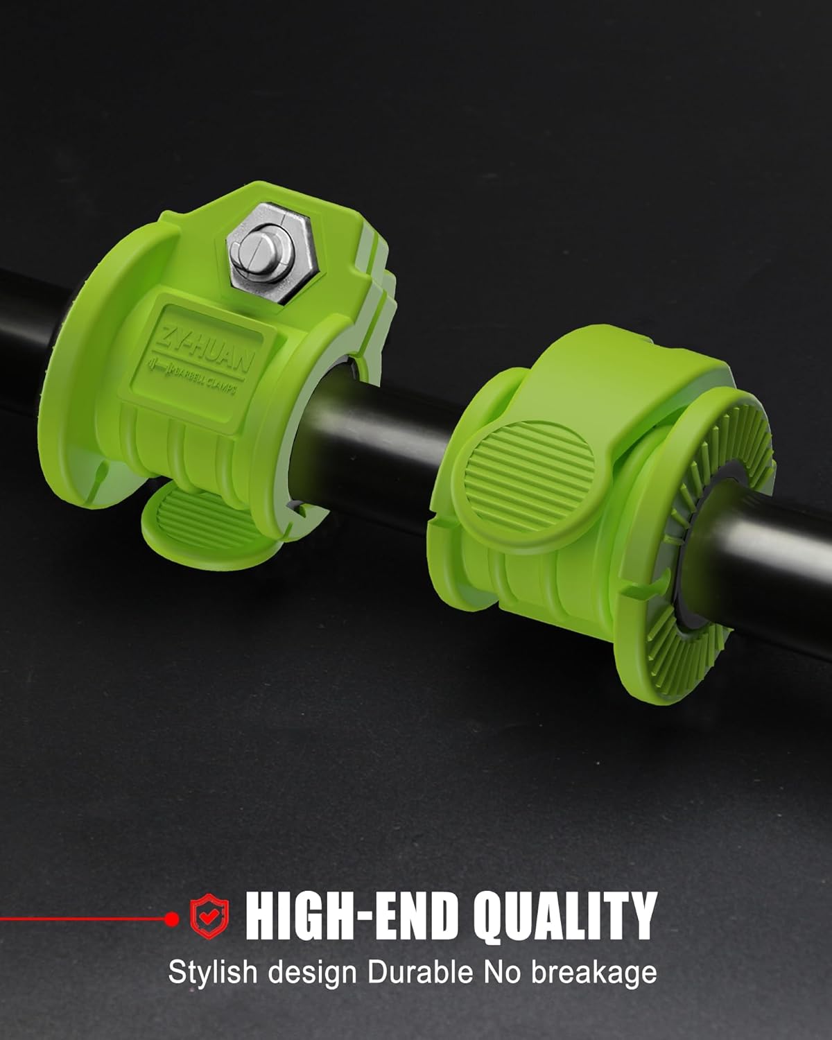 Barbell Clips 1 Inch Quick Release Weight Clamps 0.9-1.18inch Multi-Size Adjustable Olympic Clamps for Bars