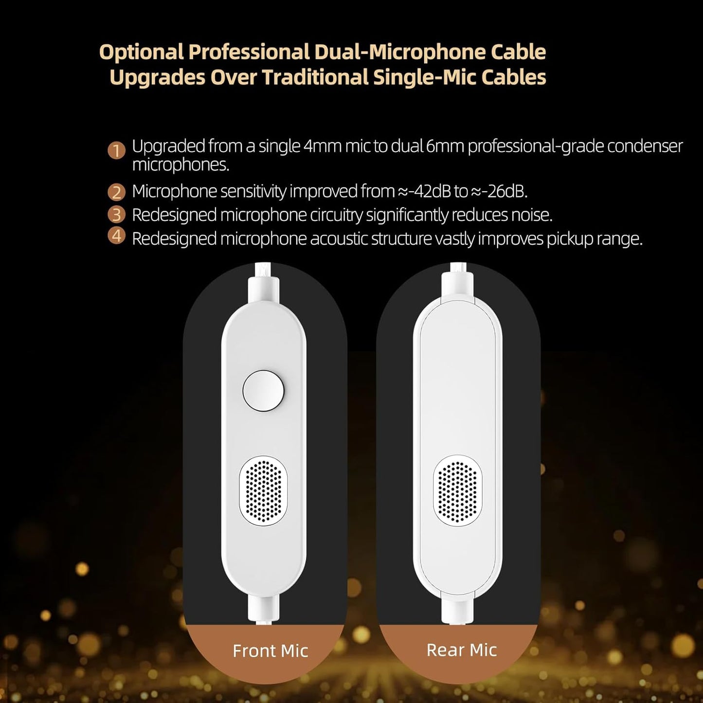 KZ Vader Pro in-Ear Monitors Gaming Earbuds, Triple Dynamic Driver IEM with 4 Tuning Switches, Clarity in All Frequency Stereo Sound Comfortable Noise Isolating Earphones for Stage and Studio (NNMIC)